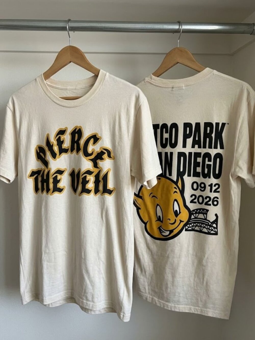 Pierce The Veil San Diego Petco Park 2026 T-Shirt Reprint